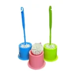 Toilet brush with stand